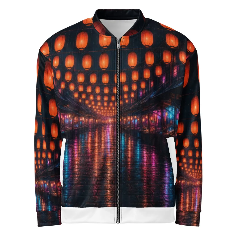 Bomber jacket, Dusk Market, Wet Street