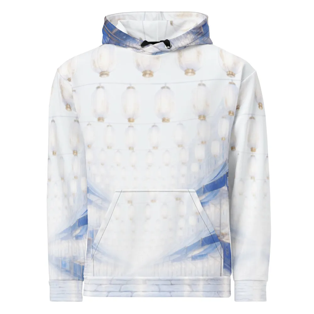 All-over hoodie printed in the Rim Light hand
