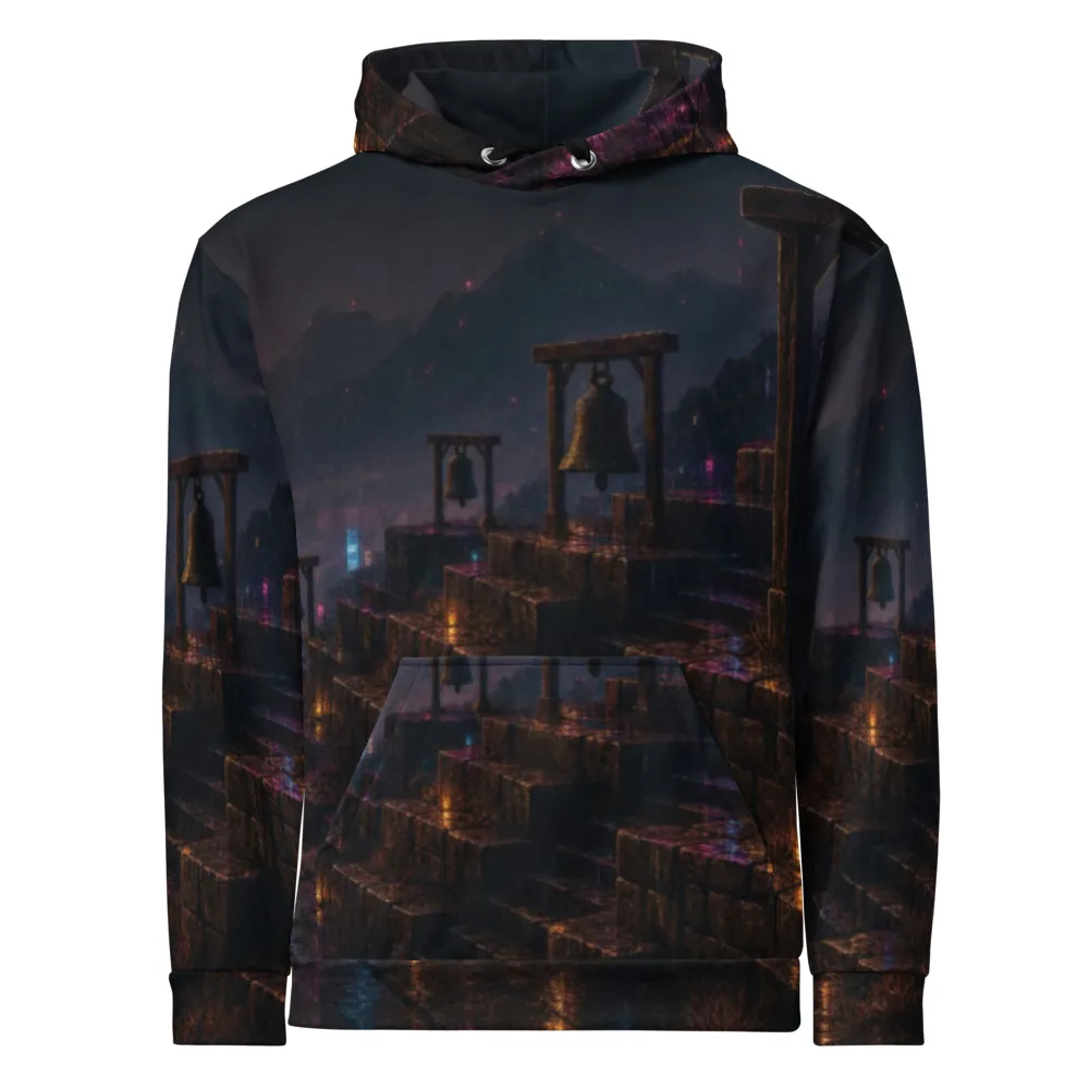 All-over hoodie, Terrace of Bells, Wet Street