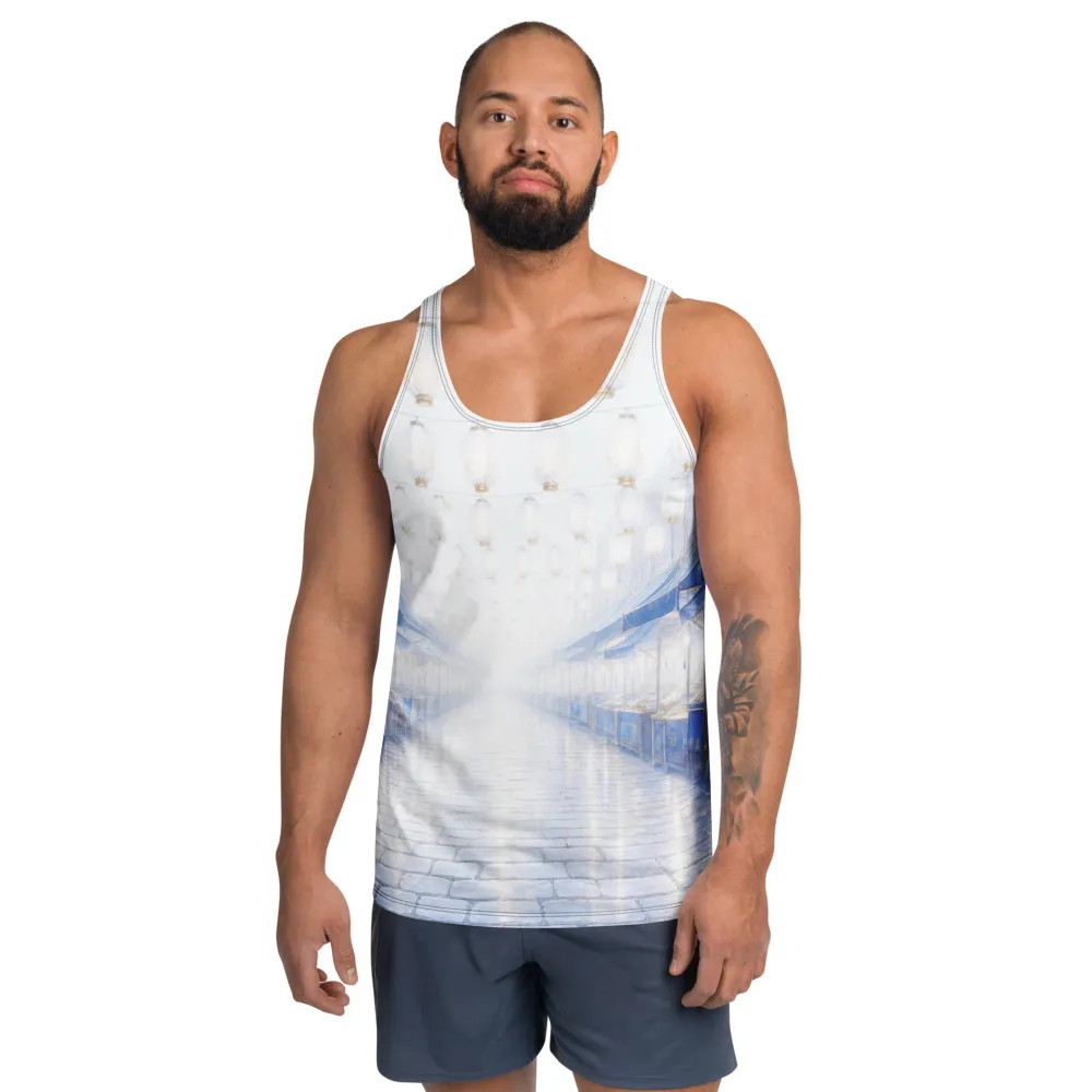 Men's tank, Dusk Market, Rim Light