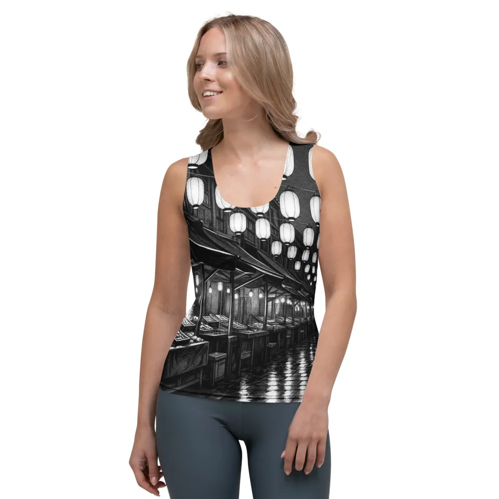 Women's tank, Dusk Market, Screentone