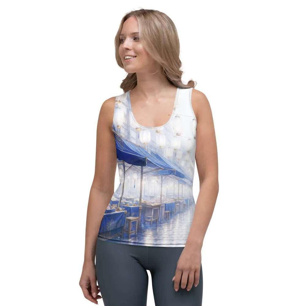 Women's tank, Dusk Market, Rim Light