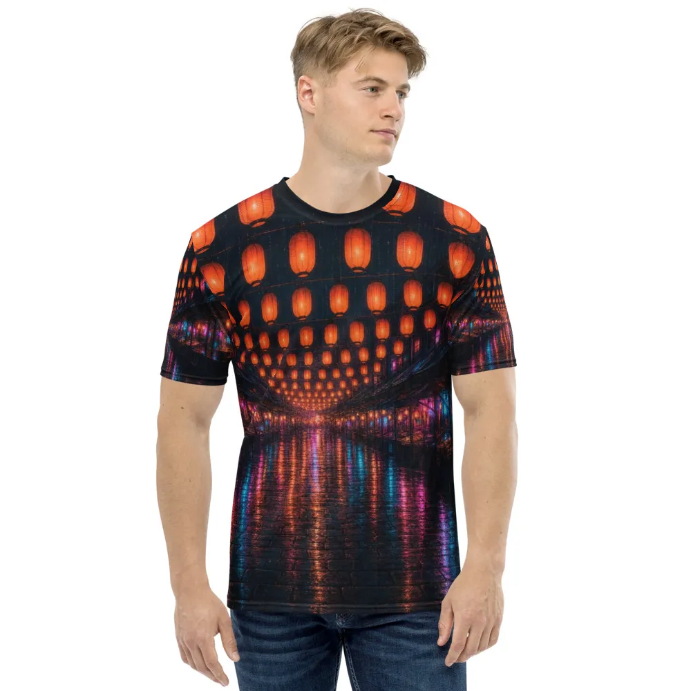 All-over tee printed in the Wet Street hand