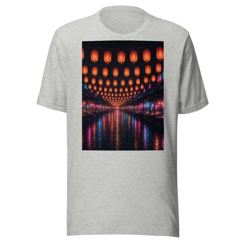 Printed tee, Dusk Market, Wet Street