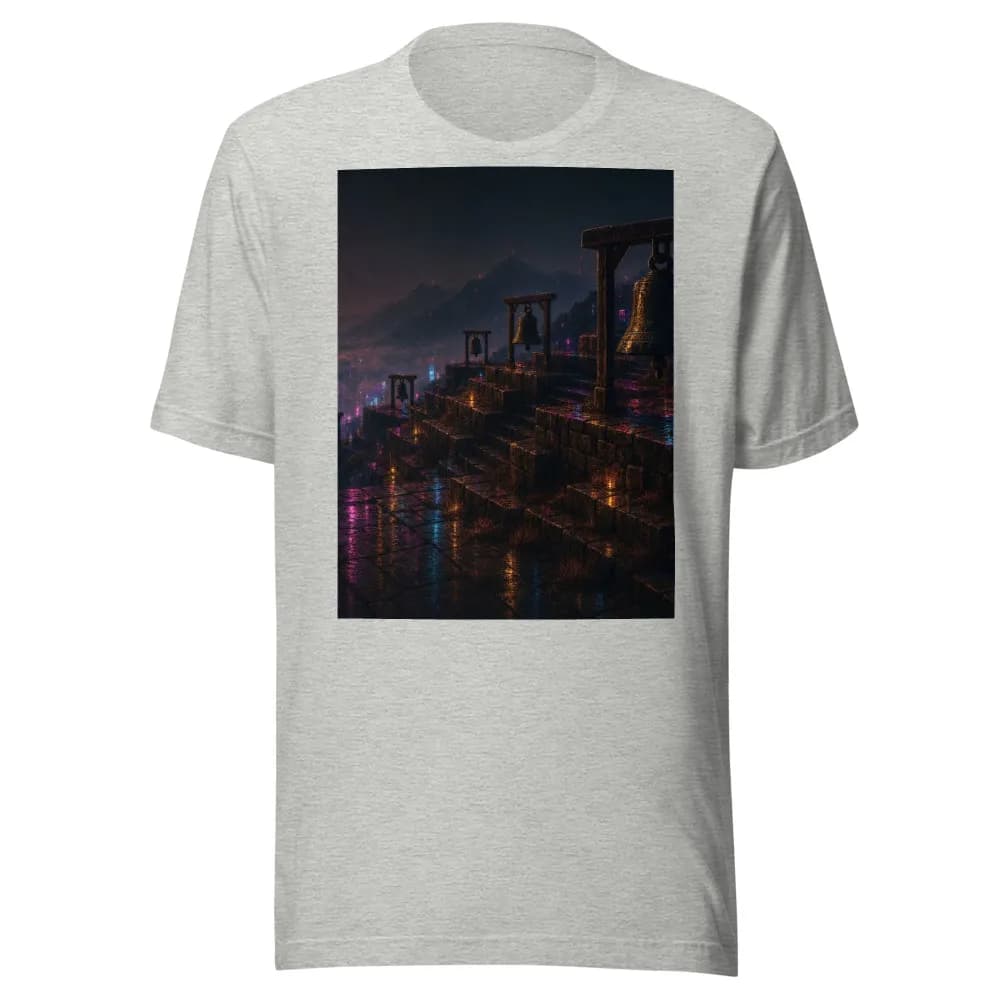 Printed tee, Terrace of Bells, Wet Street
