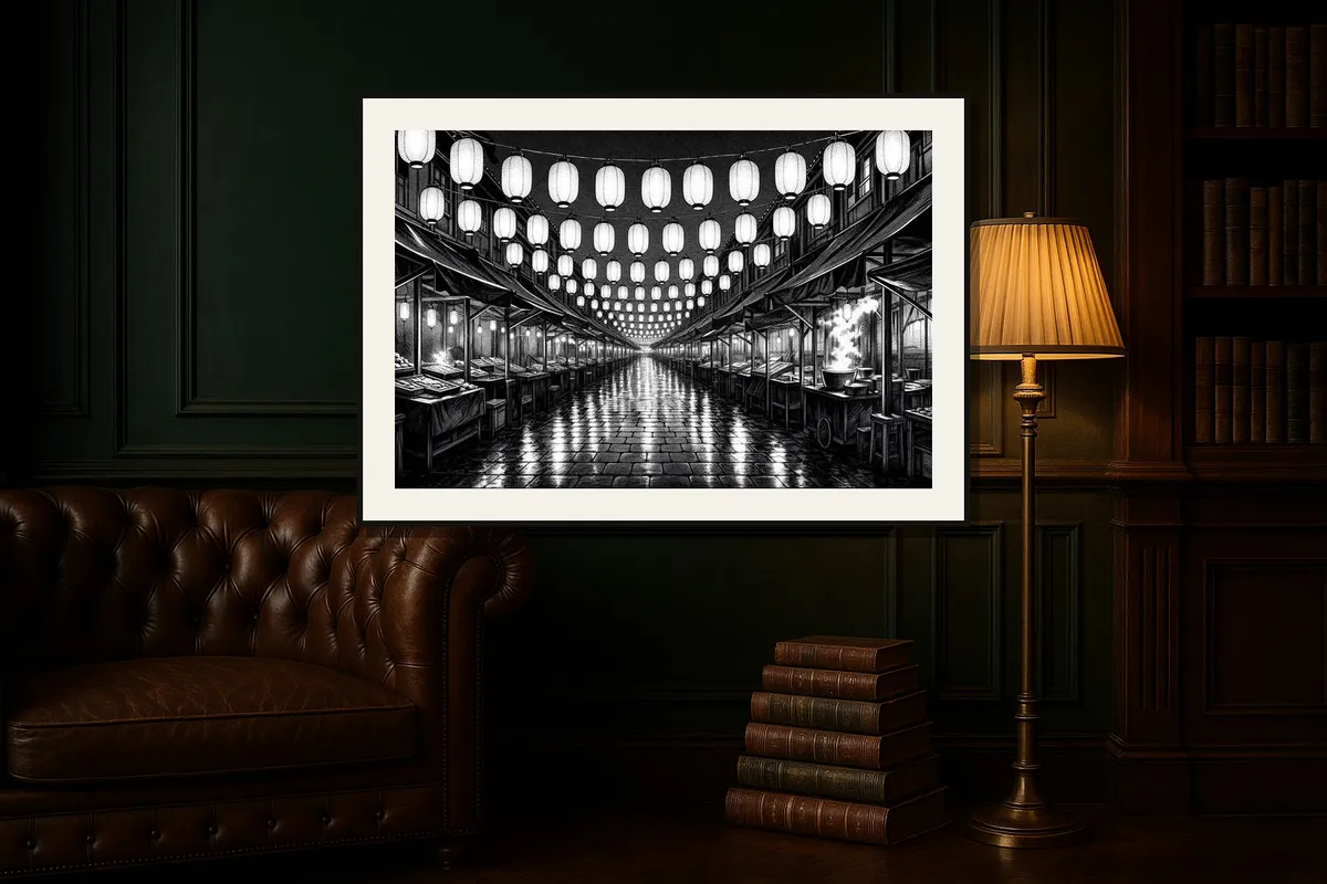 Archival print printed in the Screentone hand