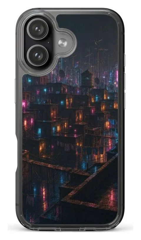 Phone case printed in the Wet Street hand