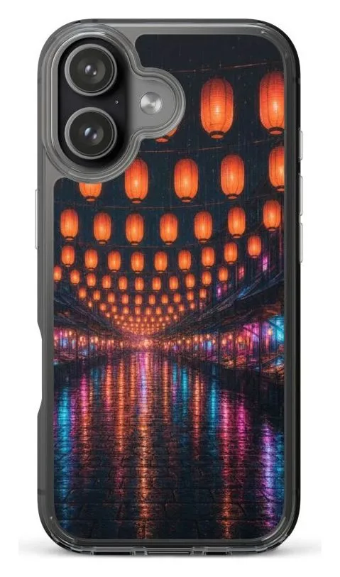 Phone case, Dusk Market, Wet Street
