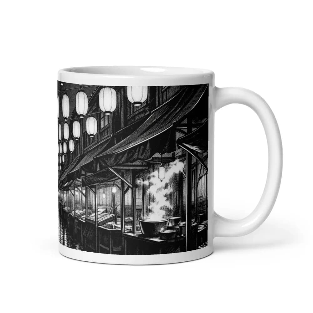 Photo mug, Dusk Market, Screentone