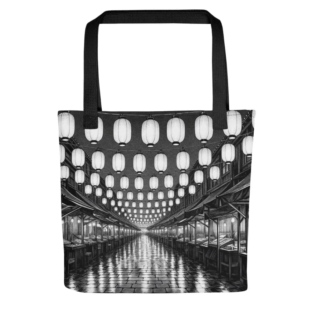 Tote bag printed in the Screentone hand