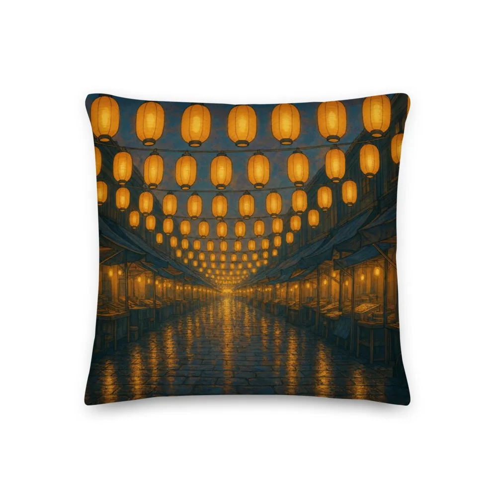 Throw pillow, Dusk Market, Twelve Colours