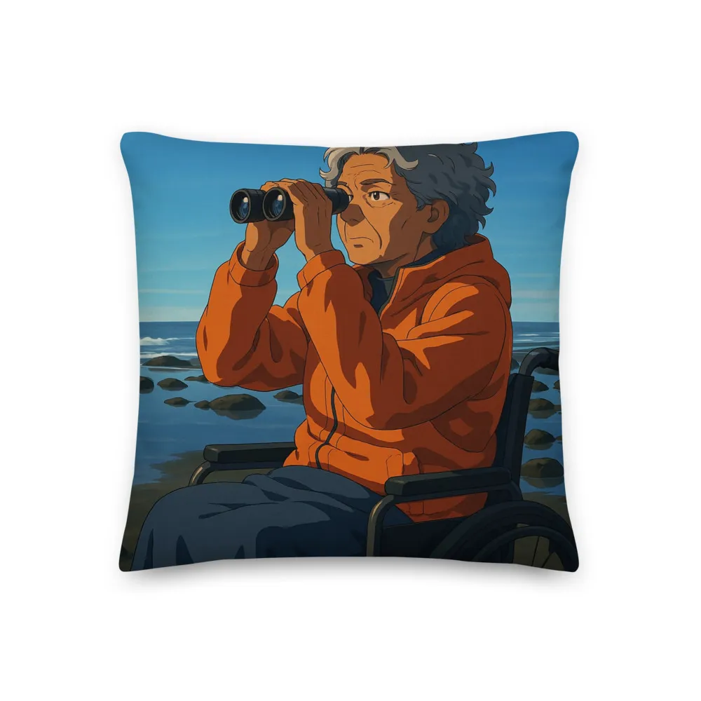 Throw pillow, Saltglass, Deep Light