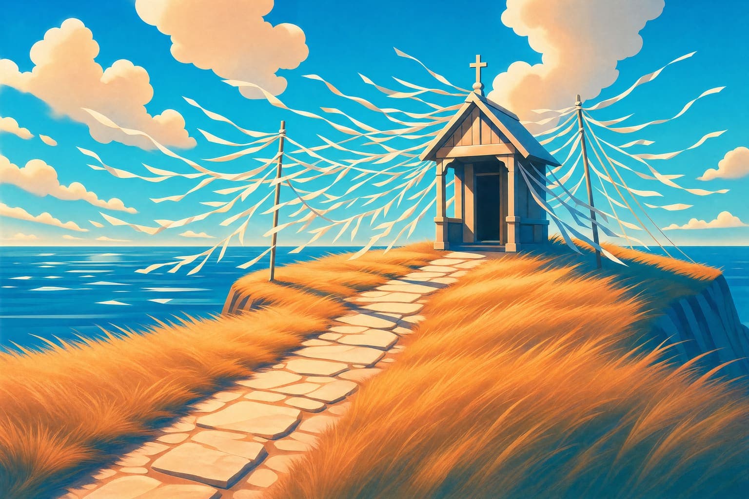 Headland Shrine in the Airbrush hand