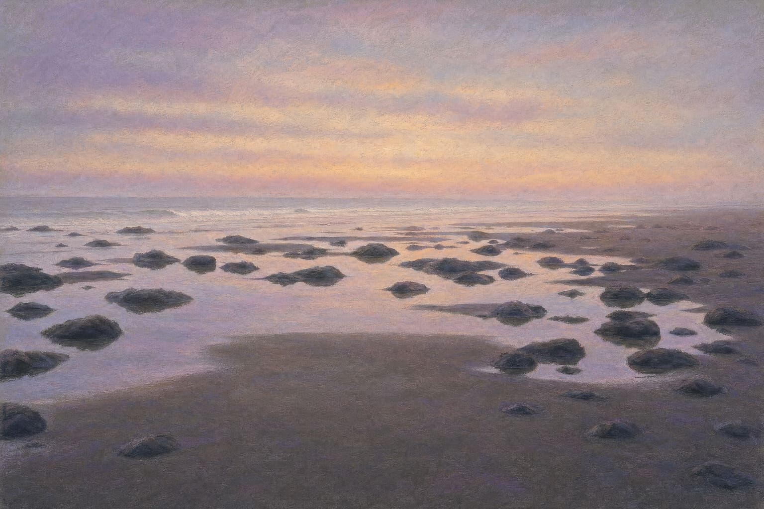 Saltglass, drawn in the Pastel Dusk hand