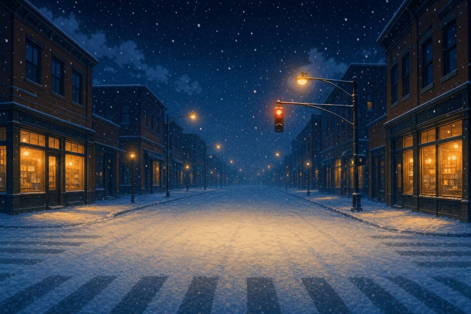First Snow Crossing — Deep Light