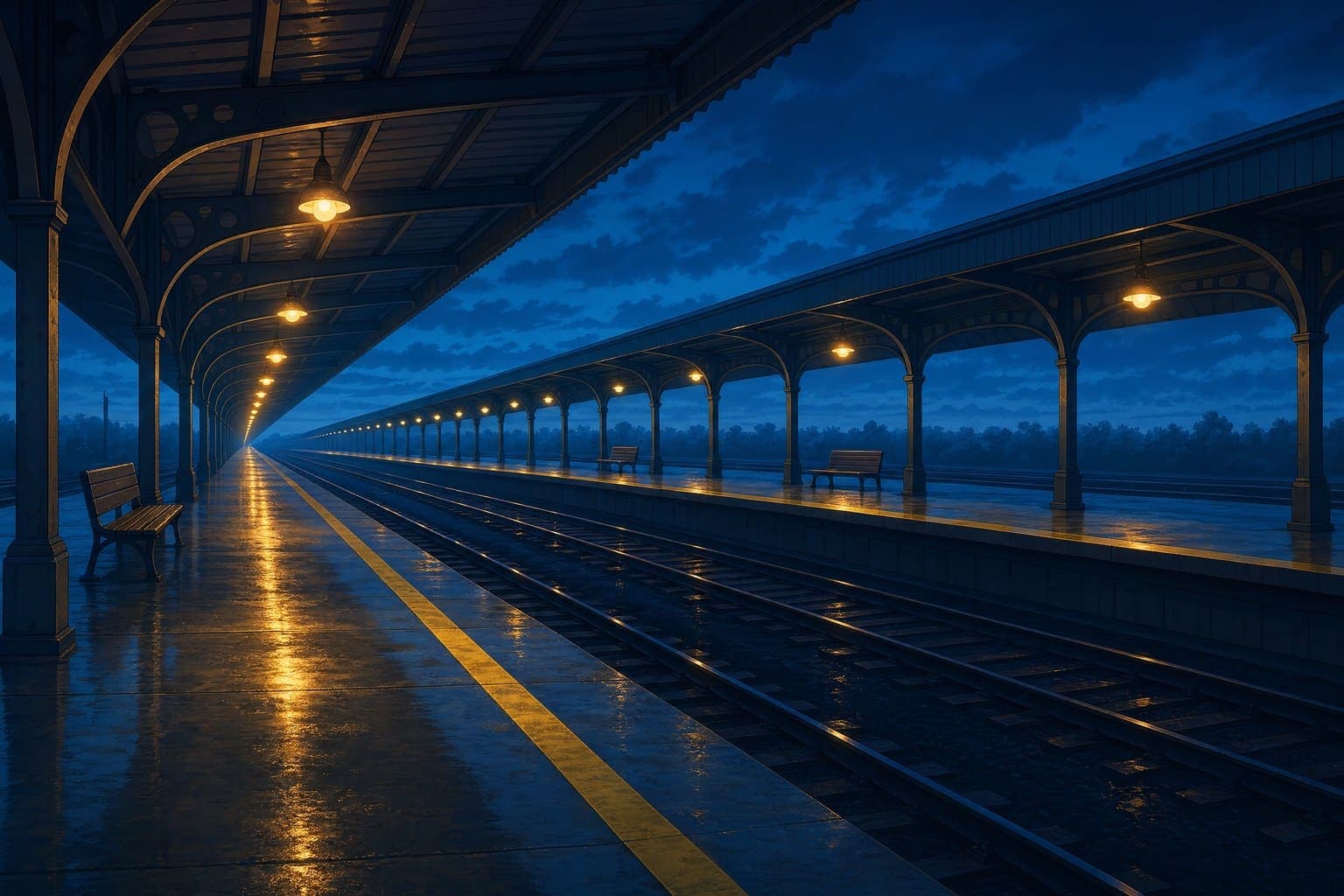 Long Platform — Deep Light