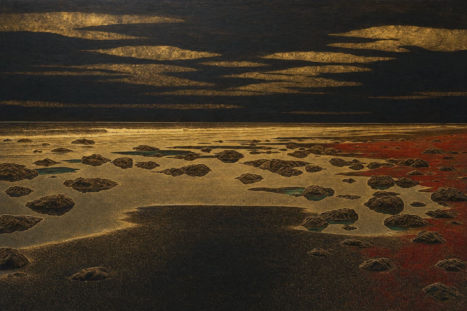 Saltglass in the Gilt Night hand