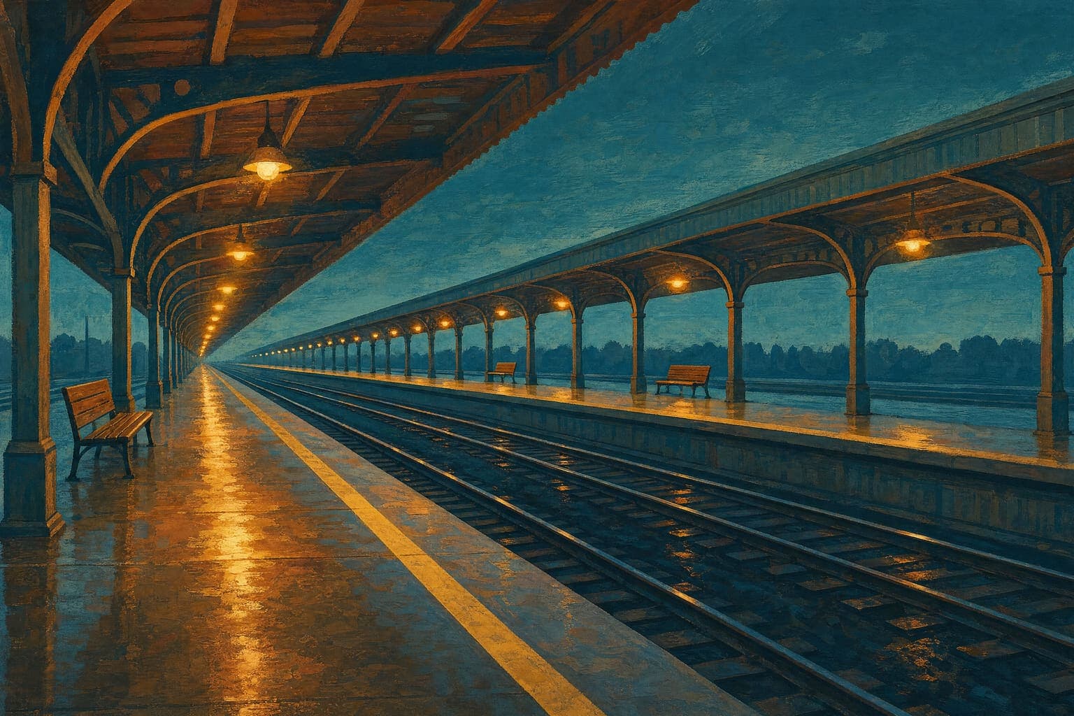Long Platform — Poster Paint