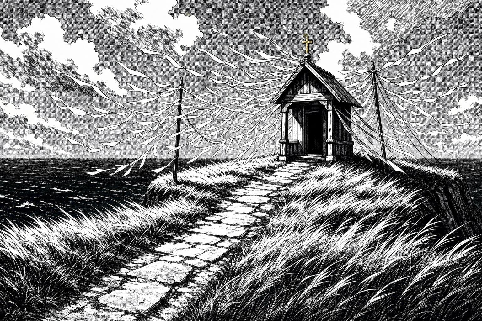 Headland Shrine in the Screentone hand