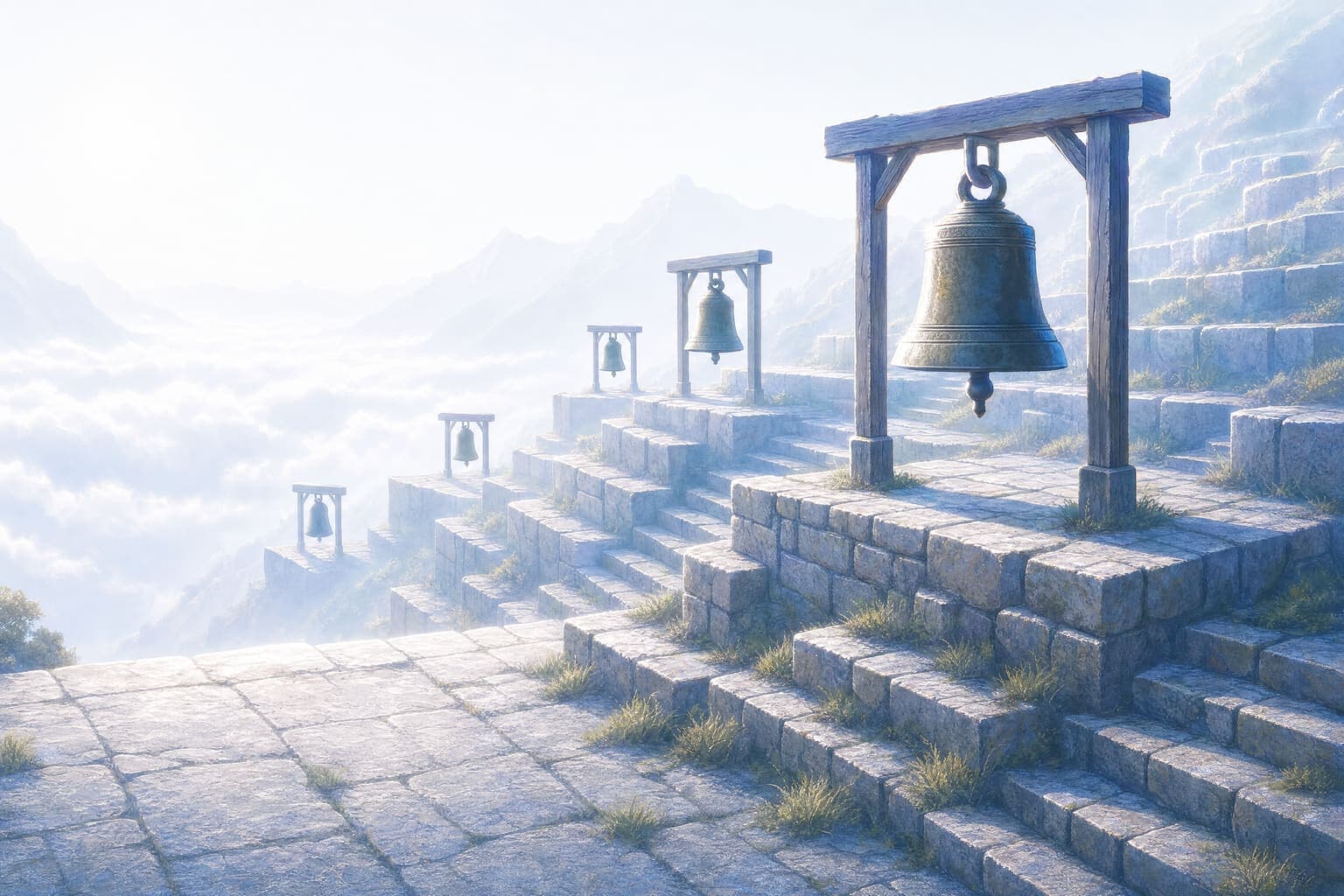 Terrace of Bells in the Rim Light hand