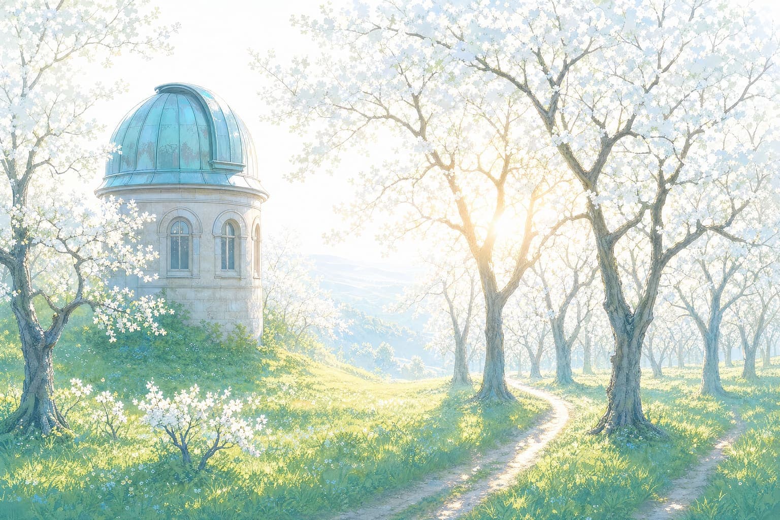 Telescope Orchard in the Rim Light hand