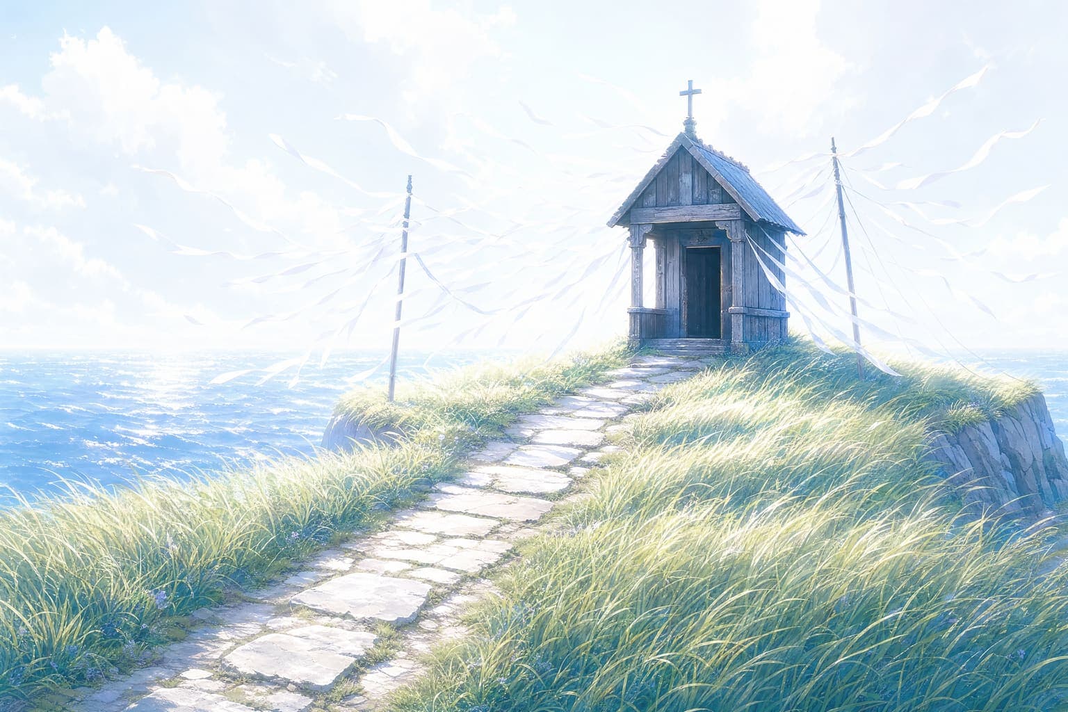 Headland Shrine in the Rim Light hand