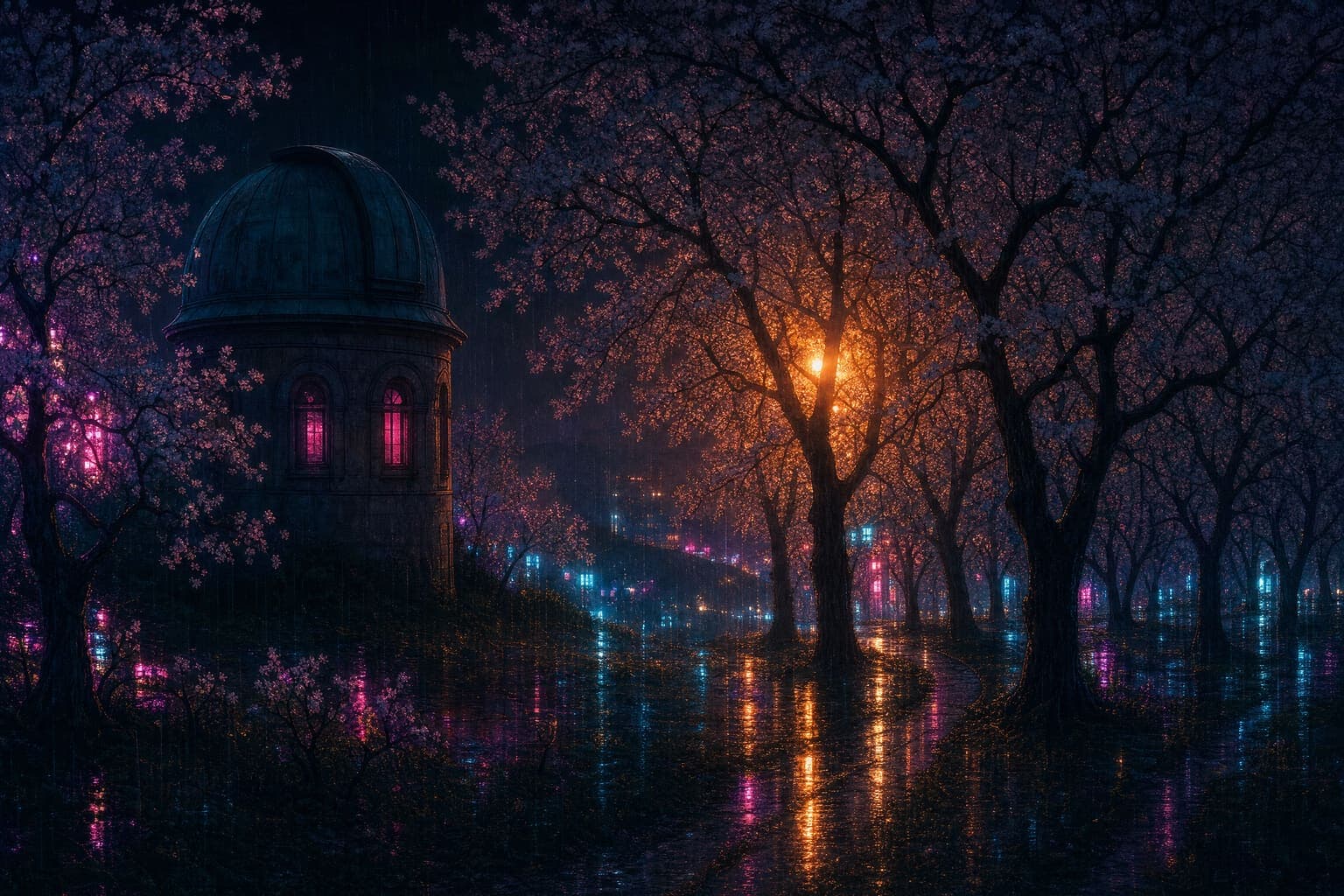 Telescope Orchard in the Wet Street hand