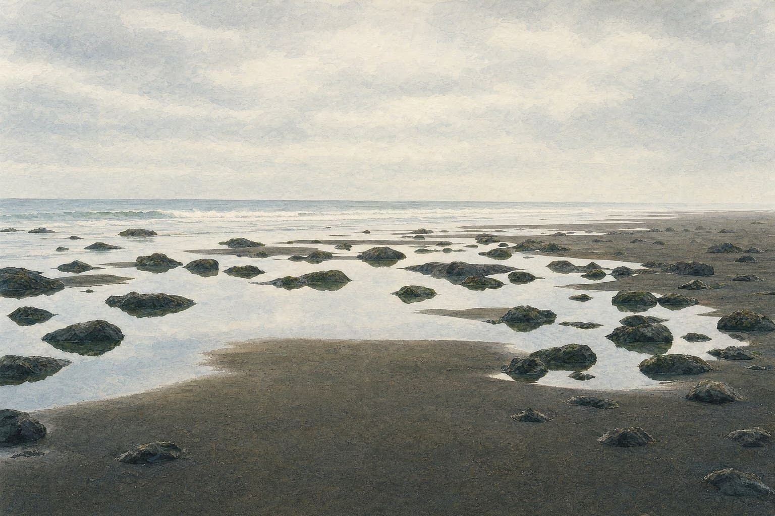 Saltglass in the Watercolour hand