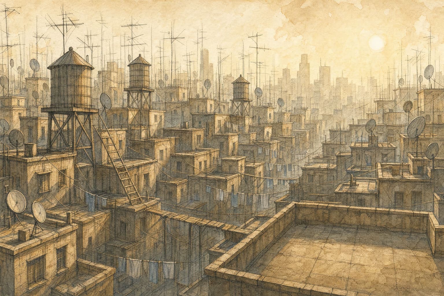 Rooftop Walk — Pencil And Tea