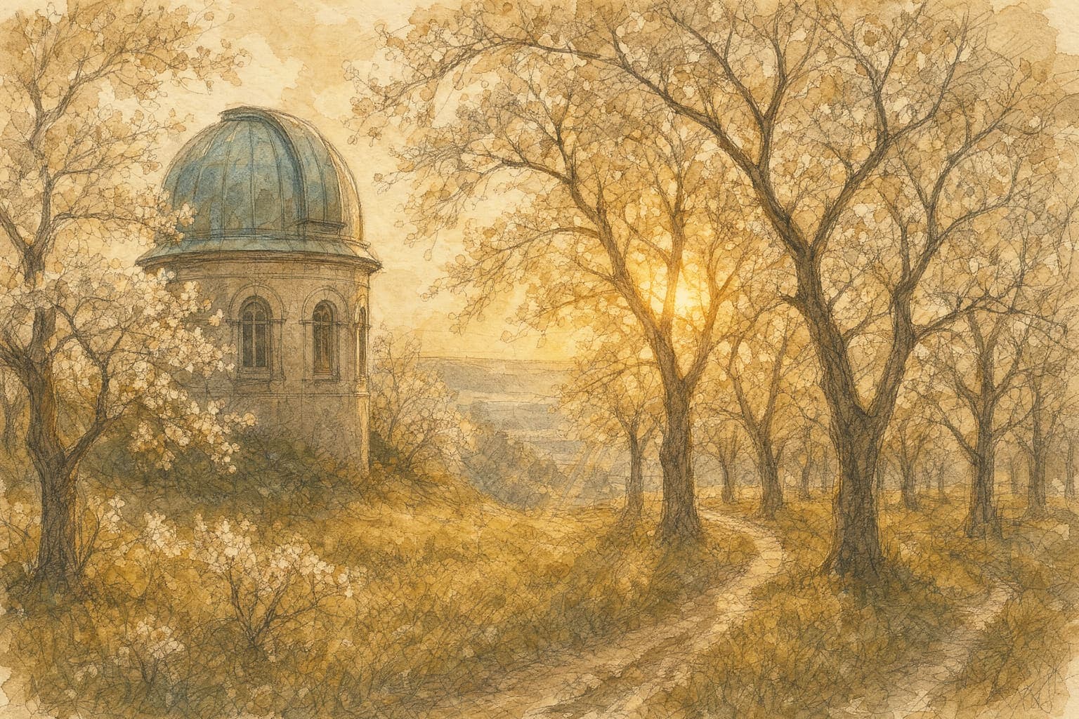Telescope Orchard in the Pencil And Tea hand