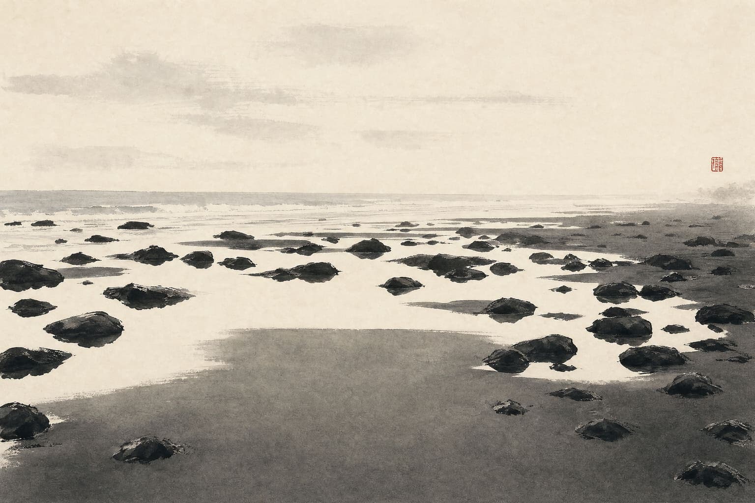 Saltglass in the Single Brush hand