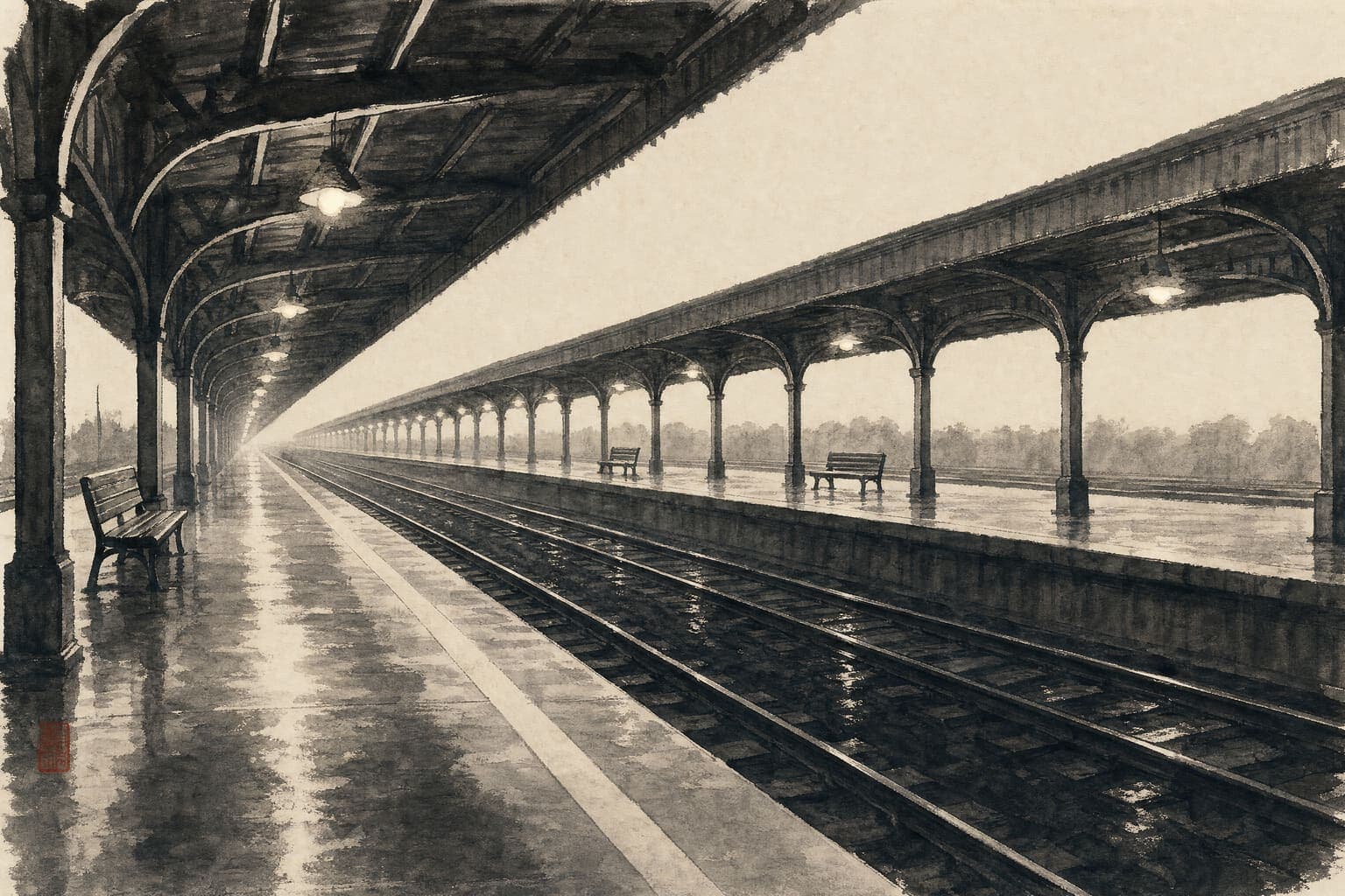 Long Platform — Single Brush