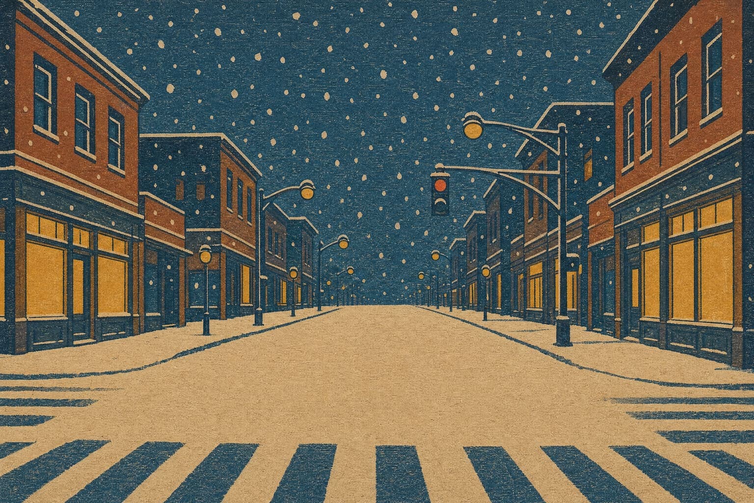 First Snow Crossing — Key Line