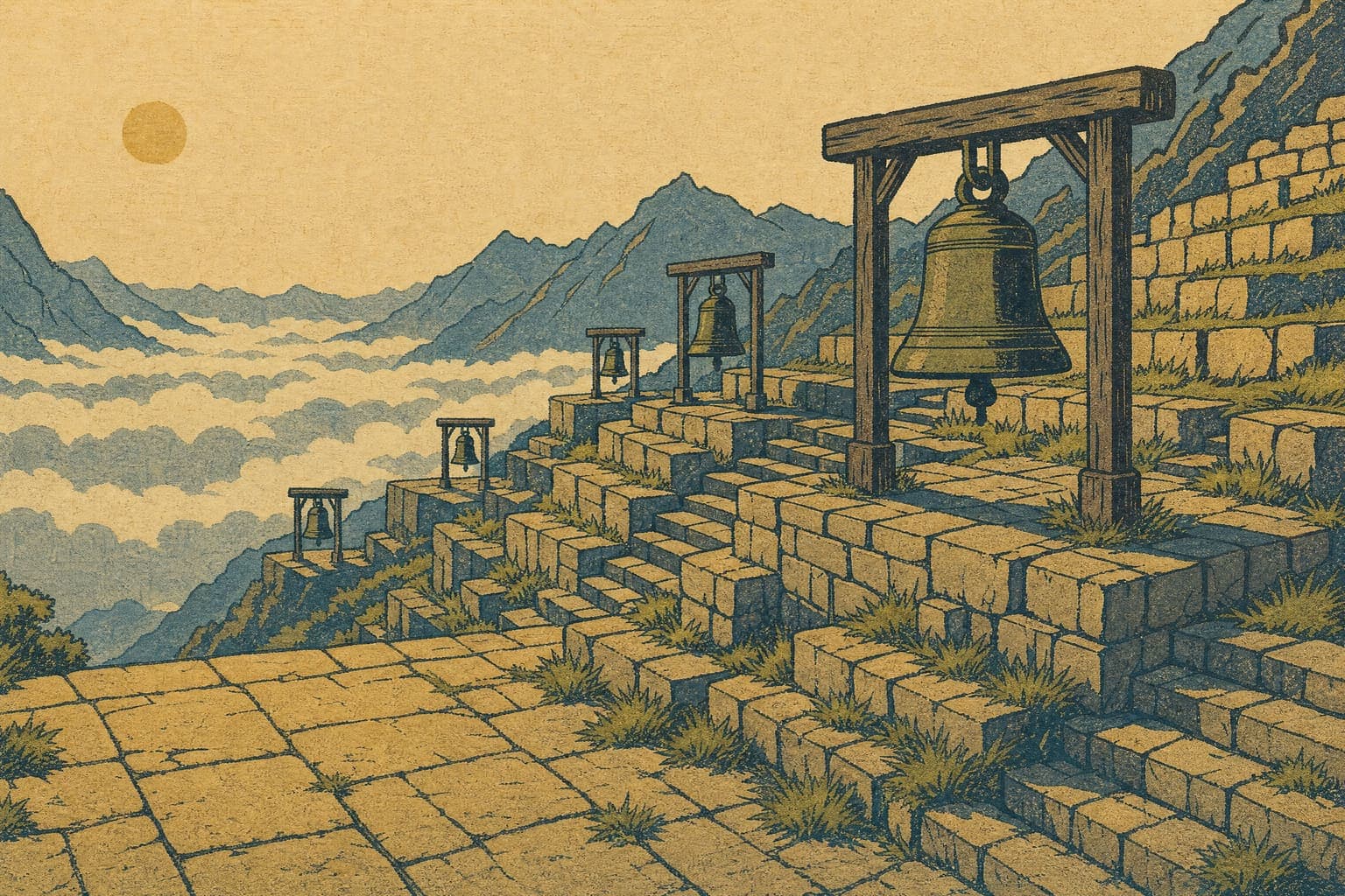 Terrace of Bells in the Key Line hand