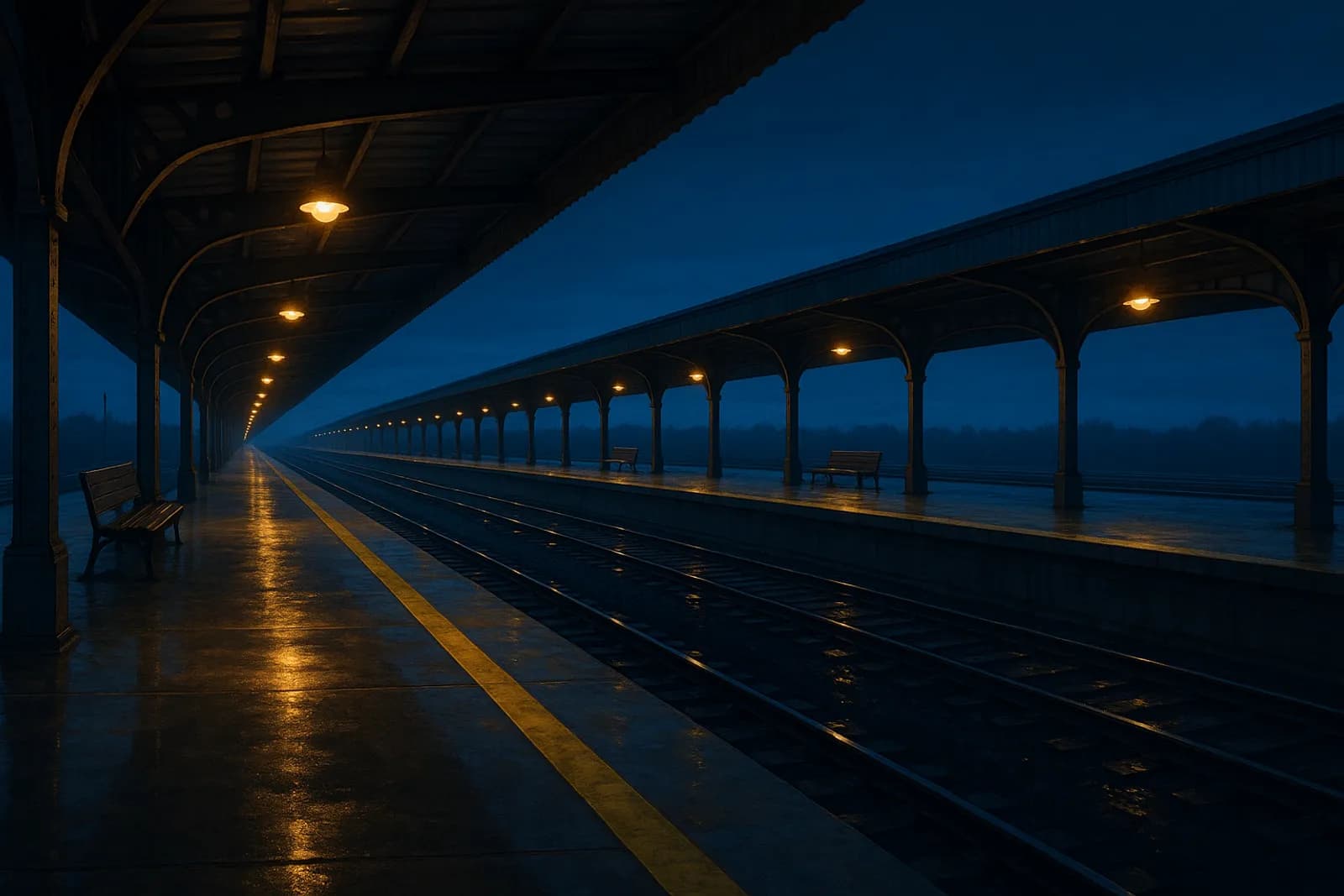 Long Platform — cinematic