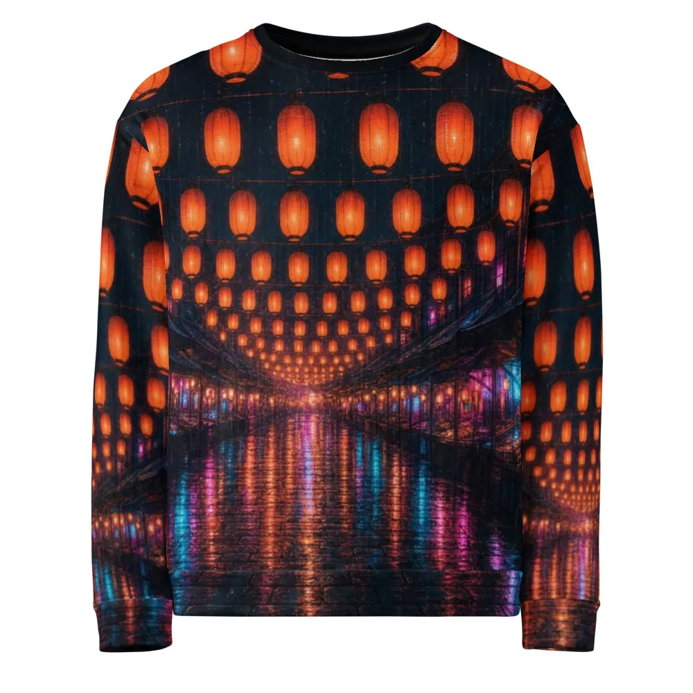 All-over sweatshirt, Dusk Market, Wet Street